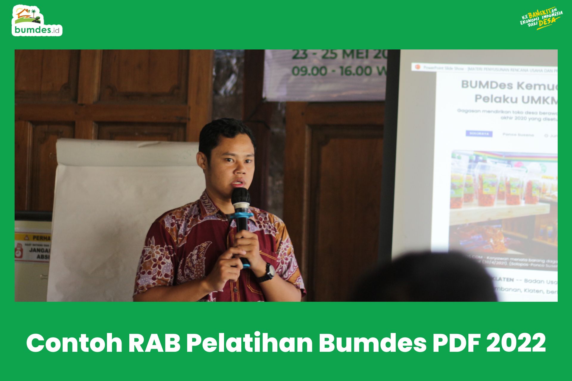 Contoh RAB Pelatihan Bumdes PDF 2022