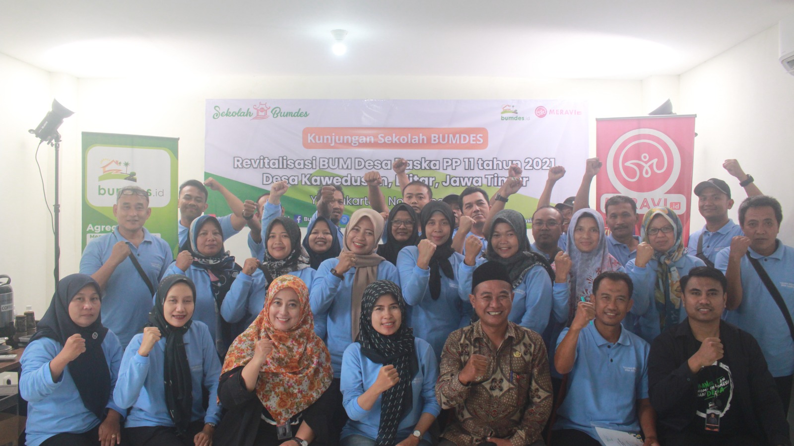 Kunjungan Sekolah BUM Desa: Revitalisasi BUM Desa Pasca PP 11 Tahun 2021 Desa Kawedusan, Kecamatan Ponggok, Kabupaten Blitar,
