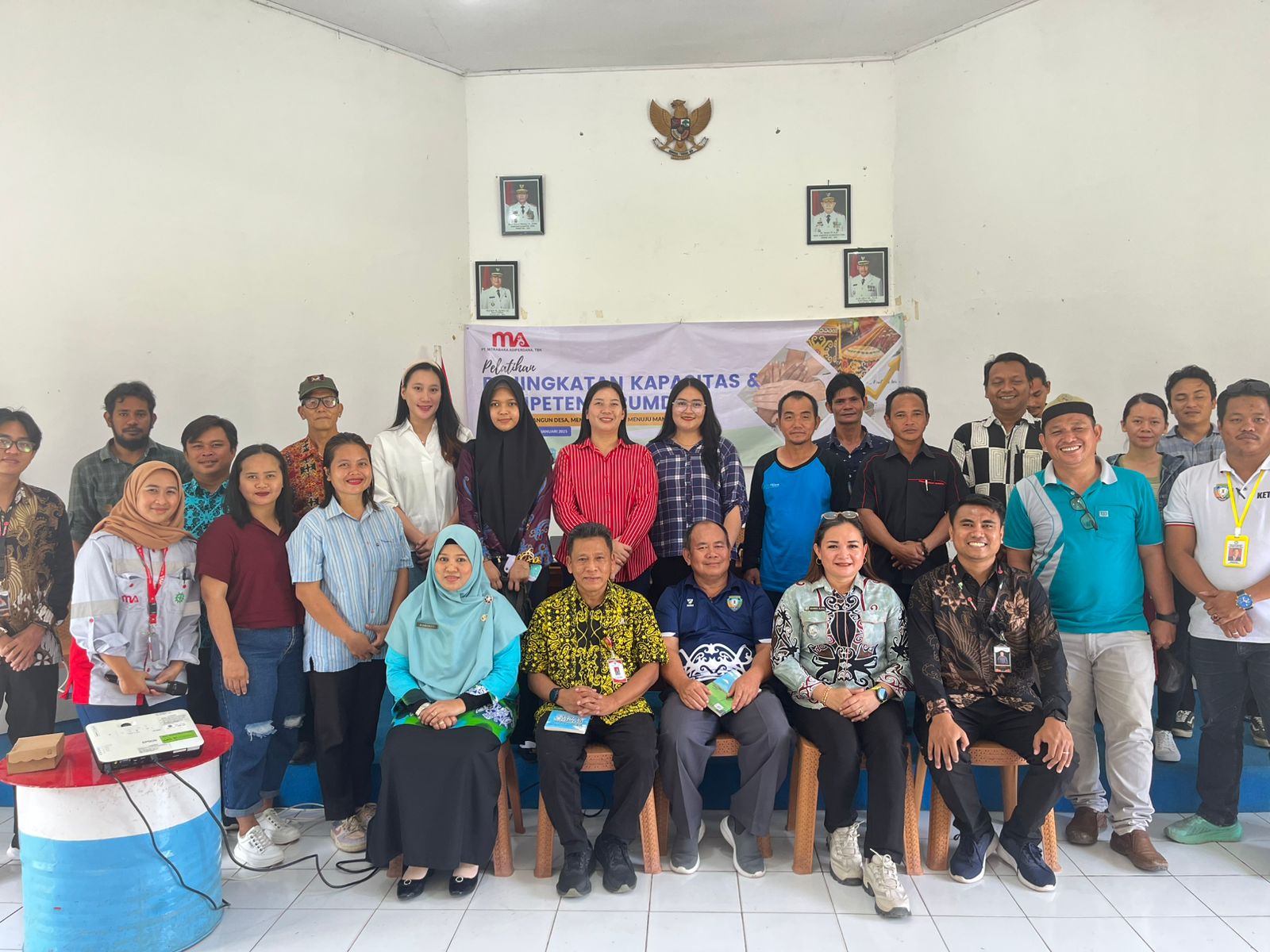Pelatihan Peningkatan Kapasitas dan Kompetensi SDM Pengurus BUM Desa di Wilayah Kerja PT. Mitrabara Adiperdana Tbk