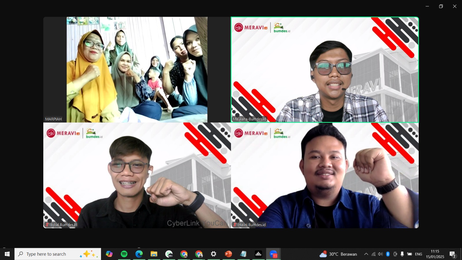Pendampingan Jarak Jauh Online BUM Desa Liyang Santuyun