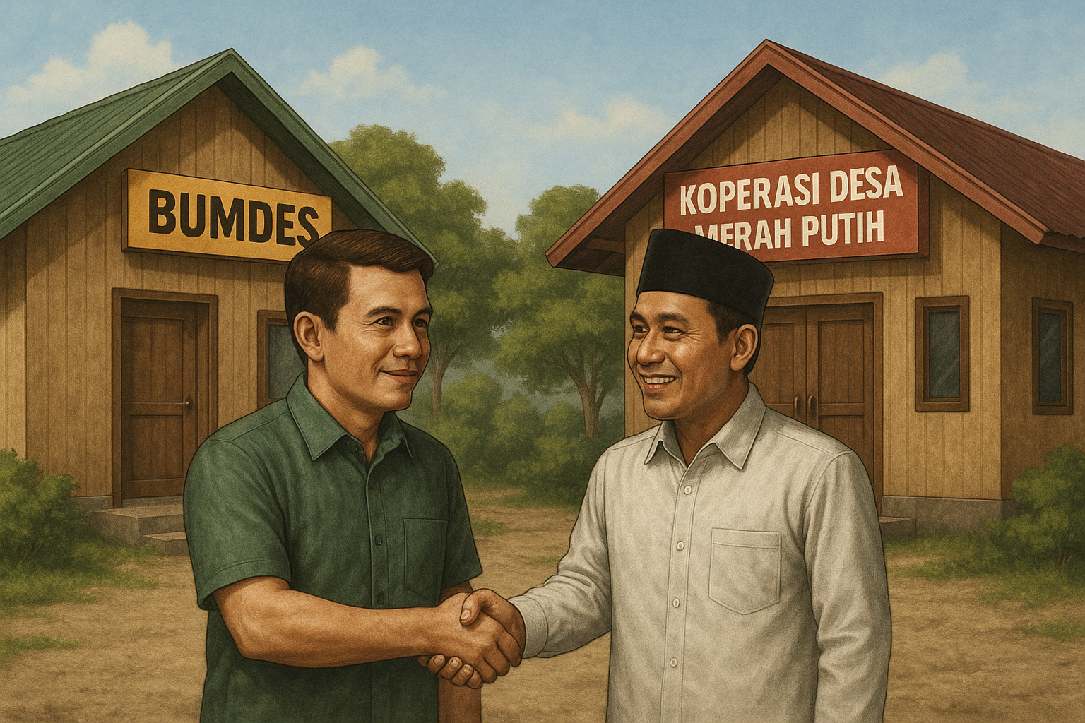 Peluang Kolaborasi BUMDes dan Koperasi Merah Putih dalam Mendorong Ekonomi Desa