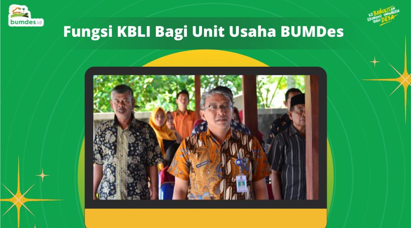 Fungsi KBLI Bagi Unit Usaha BUMDes