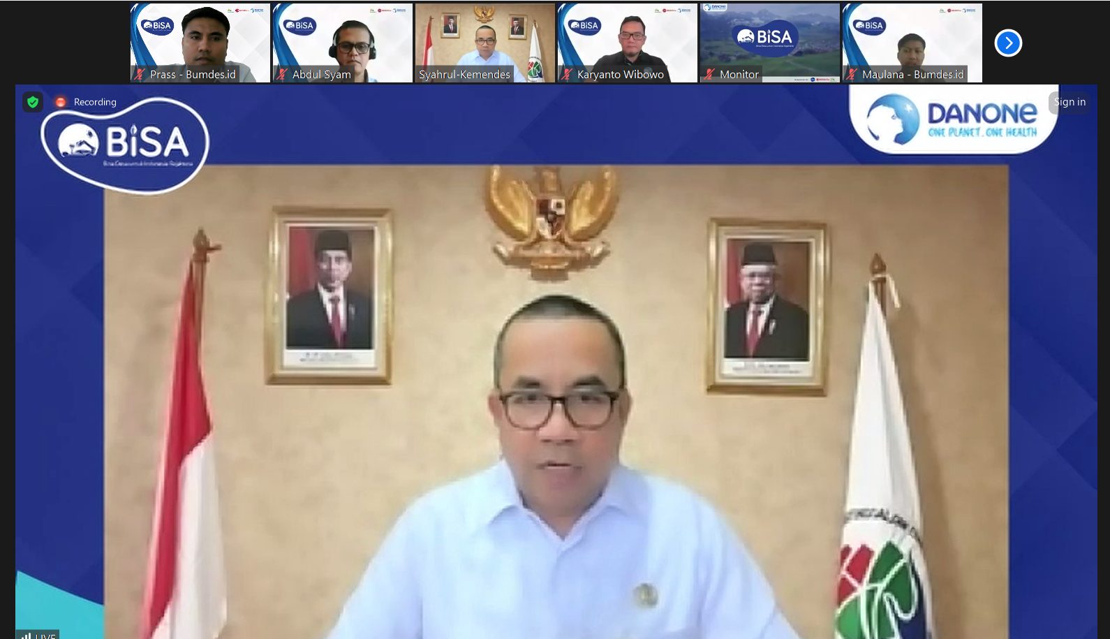 Dirjen PEI Kemendes Bicara Kolaborasi Pentahelix BUM Desa