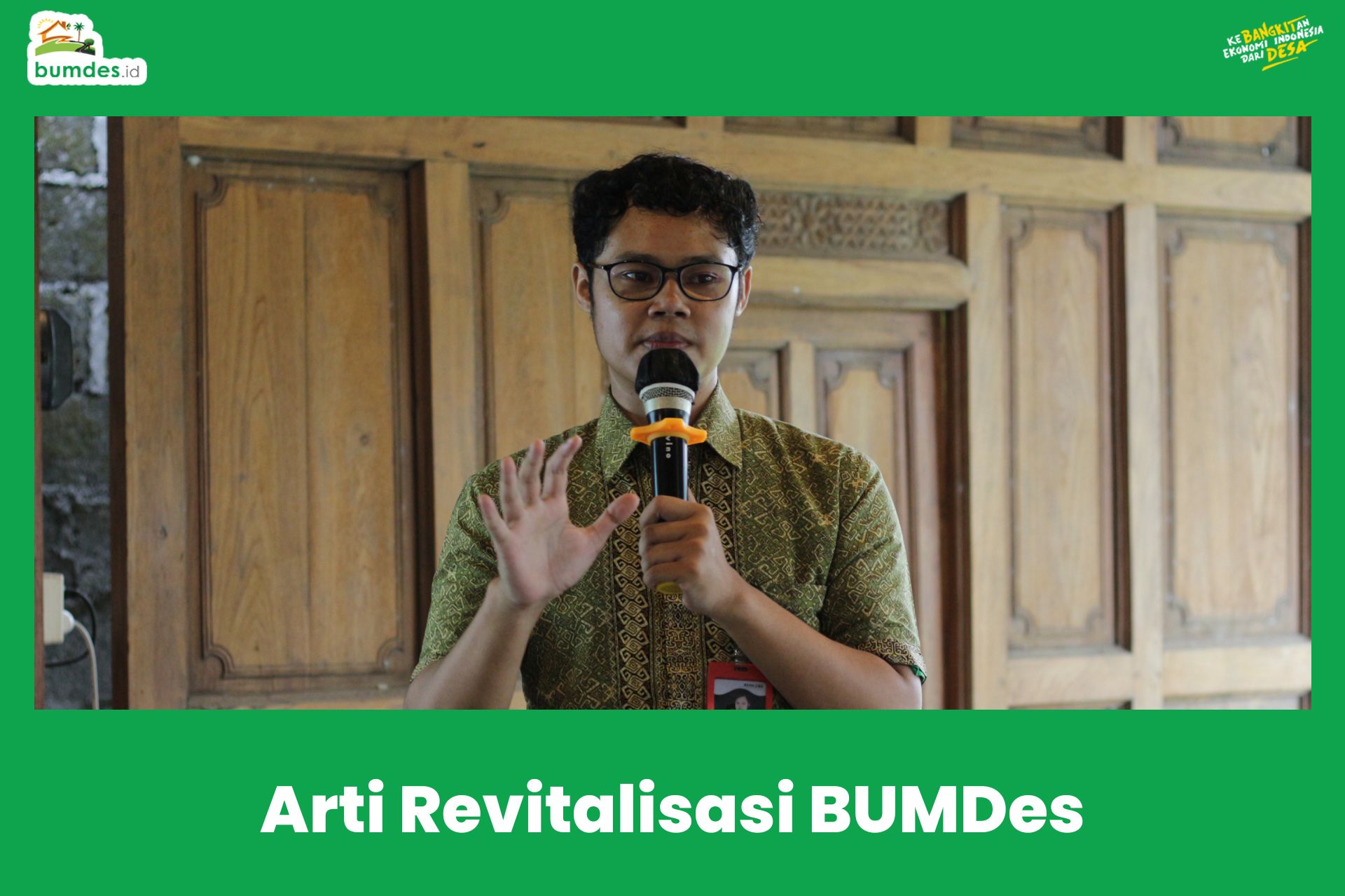 Arti Revitalisasi BUMDes