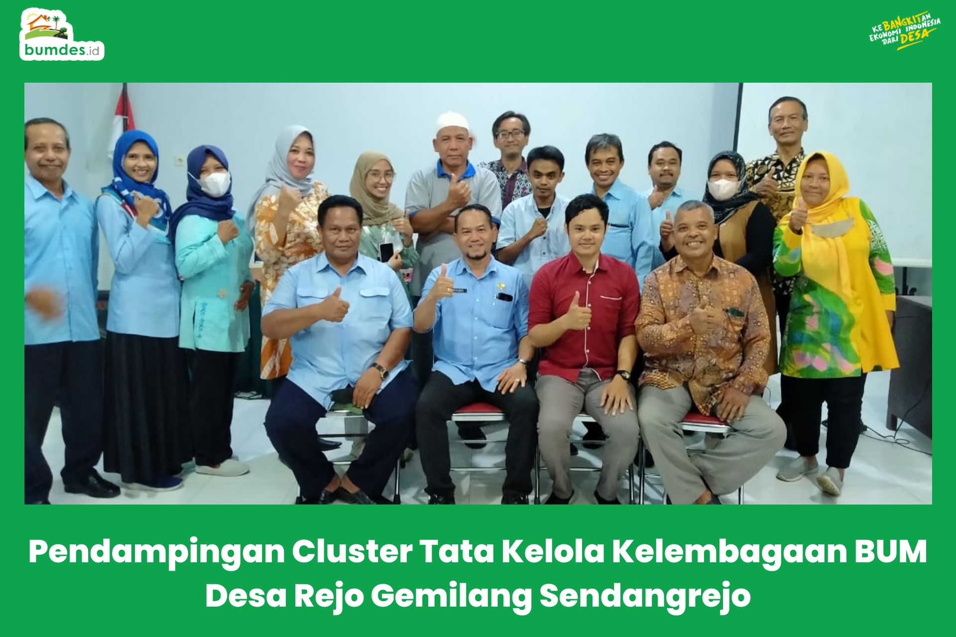 Pendampingan Cluster Tata Kelola Kelembagaan BUM Desa Rejo Gemilang Sendangrejo