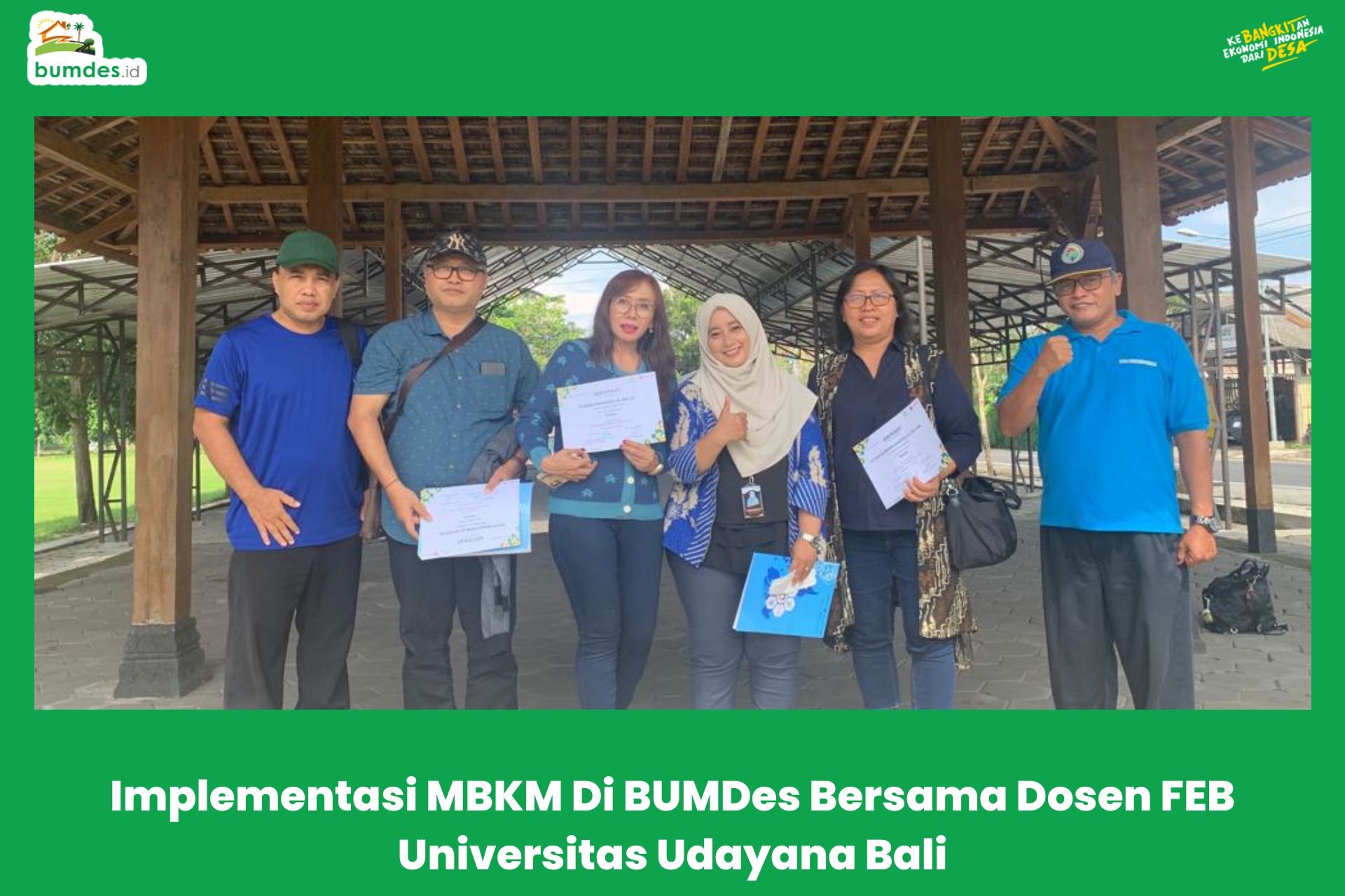 Implementasi MBKM Di BUMDes Bersama Dosen FEB Universitas Udayana Bali