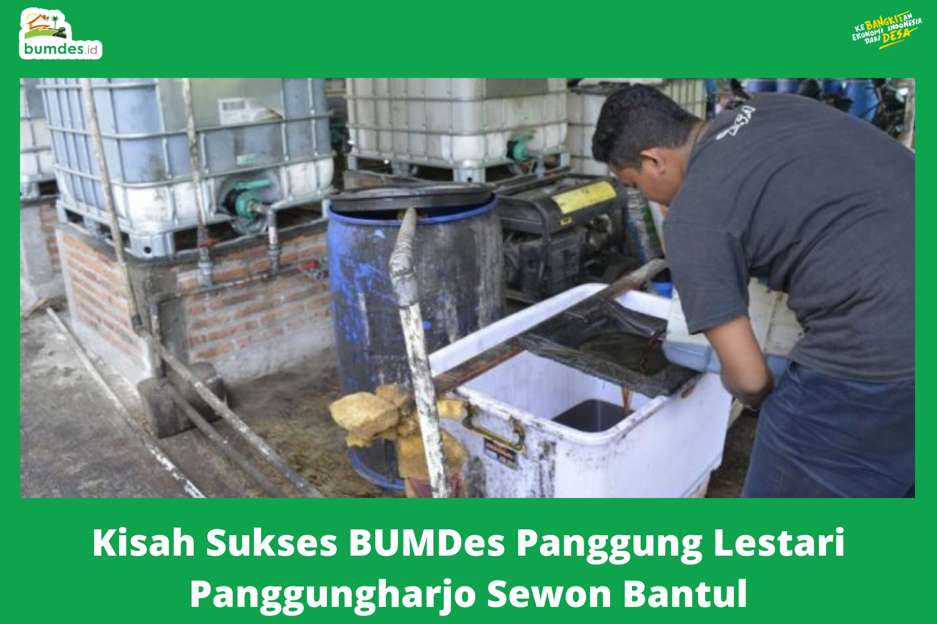 Kisah Sukses BUMDes Panggung Lestari Panggungharjo Sewon Bantul